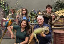 Mei Len Sanchez-Barr (left) with family