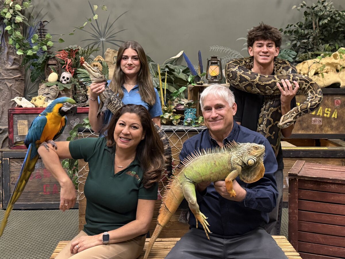 Mei Len Sanchez-Barr (left) with family 