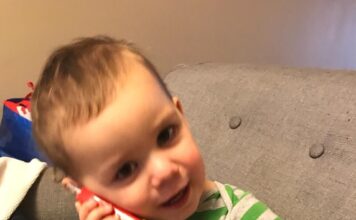 Deborah Wood's grandson as a toddler