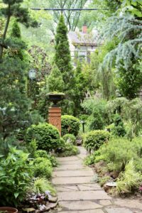 The secret gardens at Hammond-Harwood House