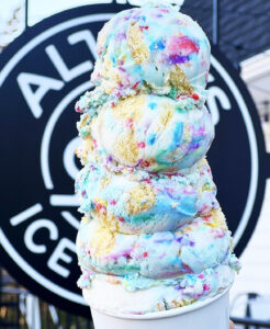 Ice cream from Always Ice Cream Company 
