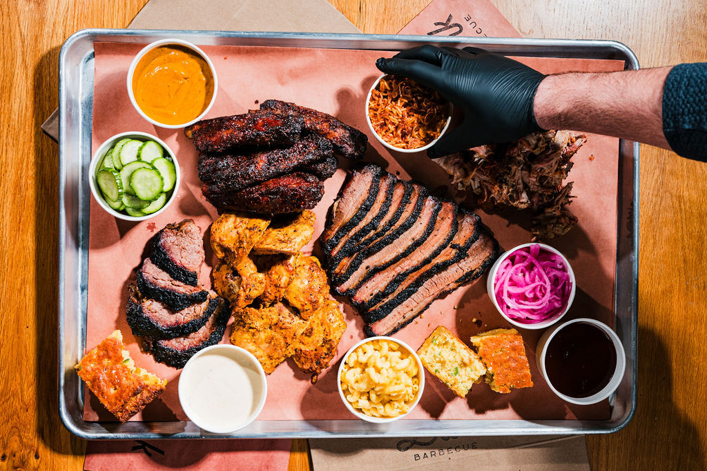 Food from Bark Barbecue Cafe