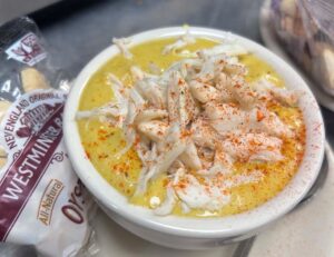 Crab soup from Jerry's Place