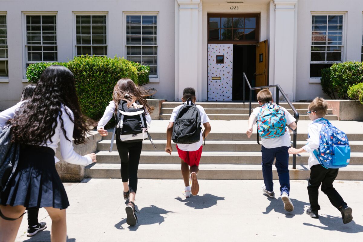 Kids going back to school