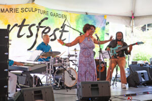People performing at Artsfest